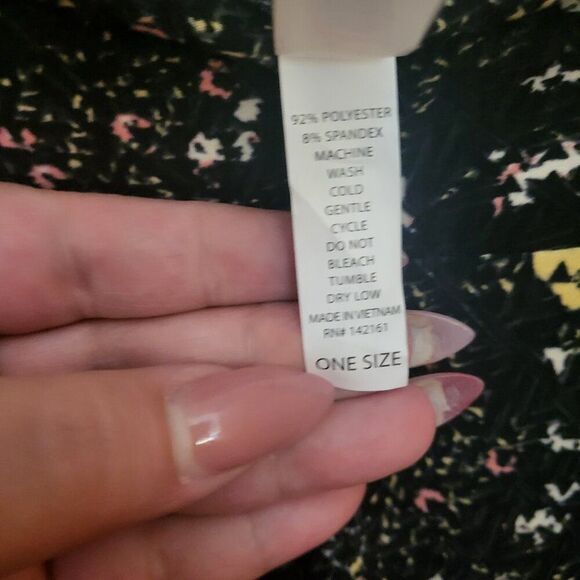 LuLaRoe Multi-color Floral Specks Leggings - Picture 5 of 5